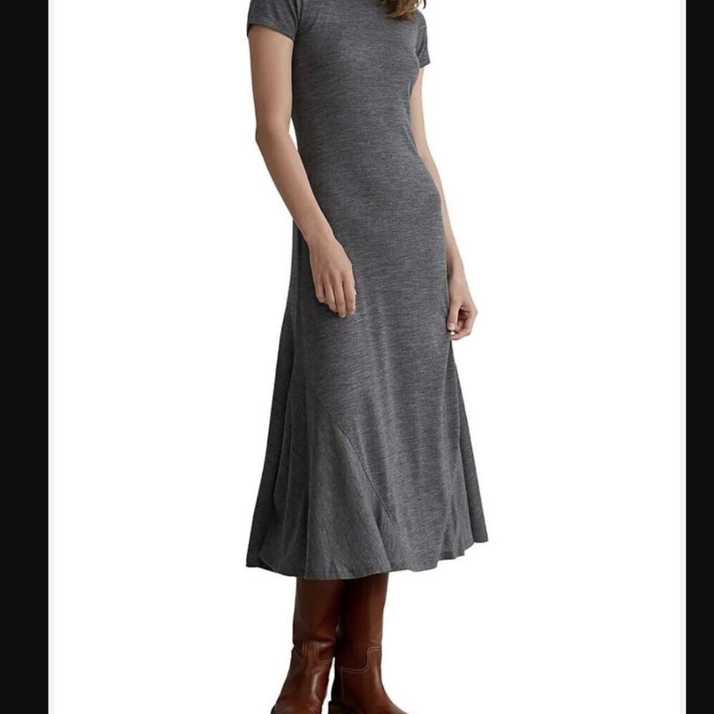 NWT Polo Ralph Lauren Turtleneck Midi Sweater Dress